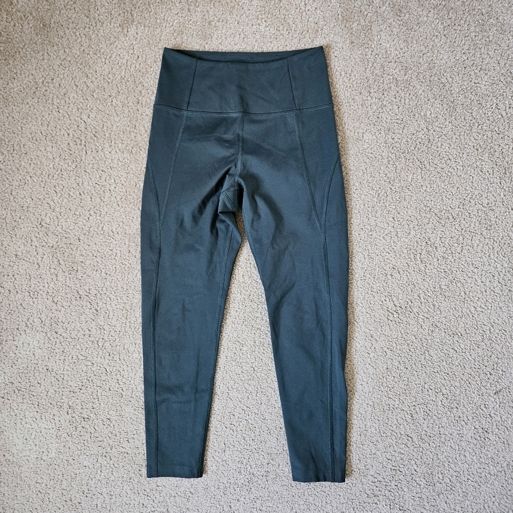Girlfriend Collective Compressive High Waisted Legging - Moss S - Picture 2 of 9